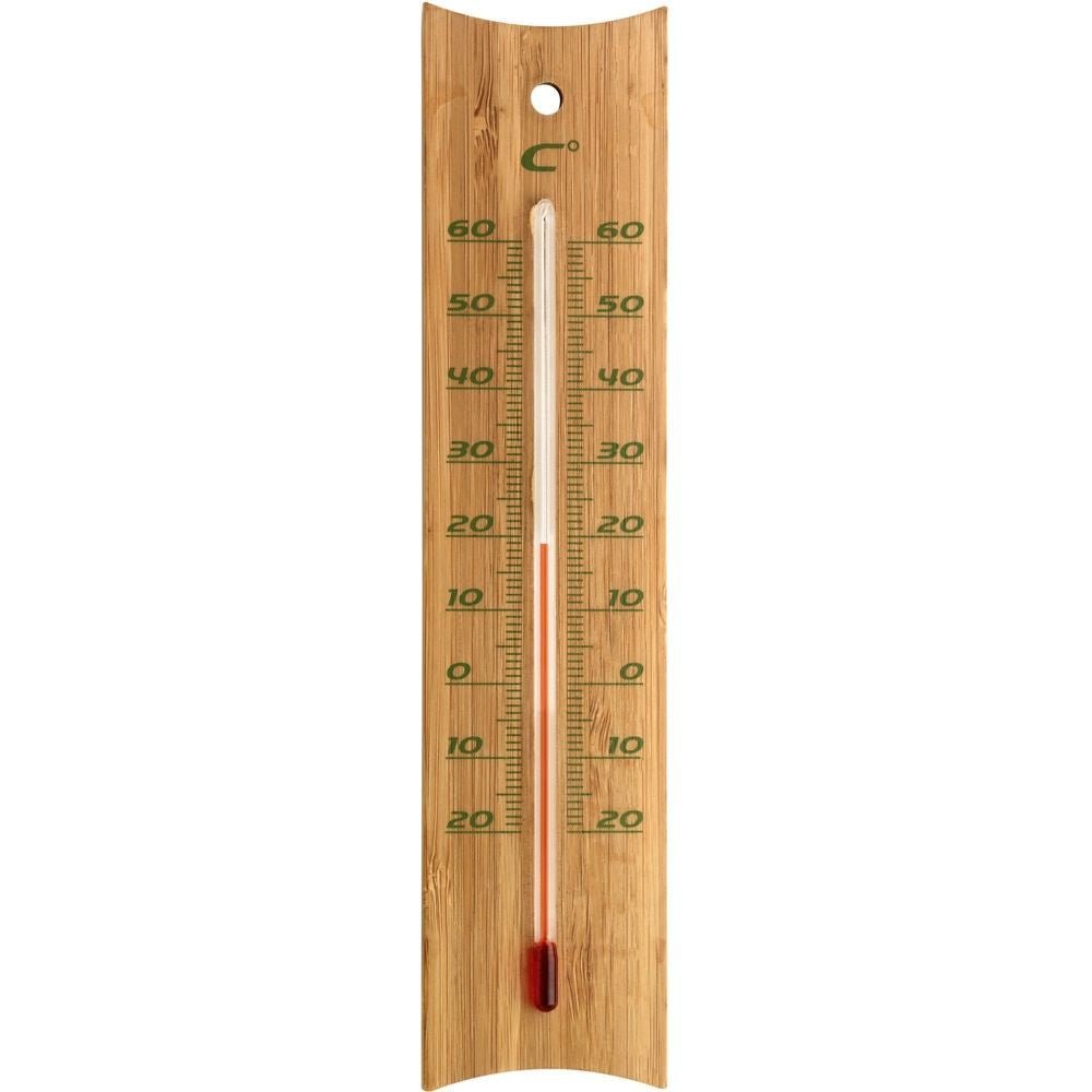 Bamboo Indoor/Outdoor Thermometer 20cm - Thermometer Specialist