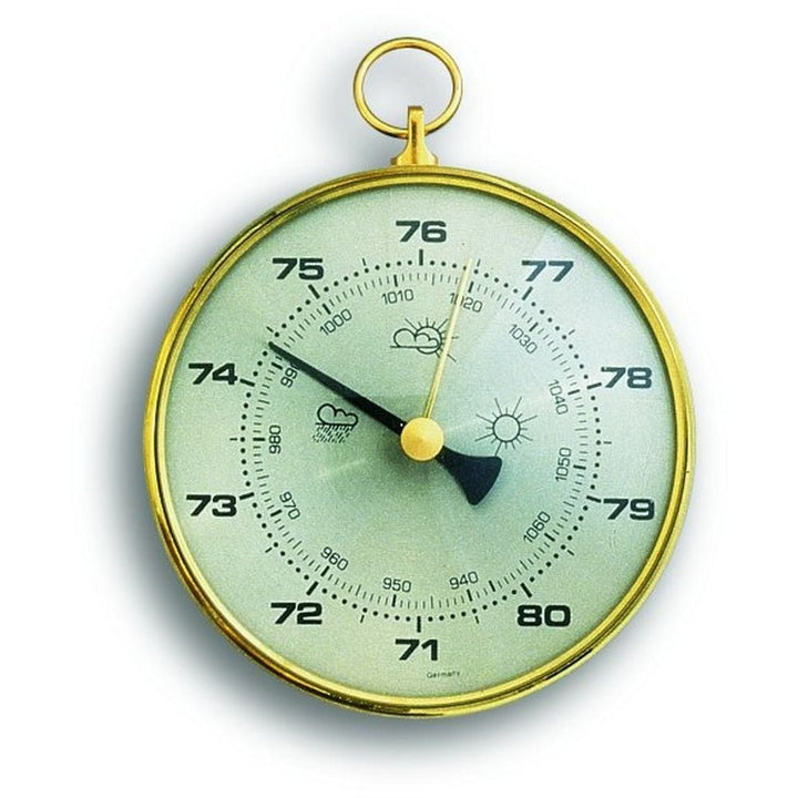 Brass Barometer 11.5cm - Thermometer Specialist