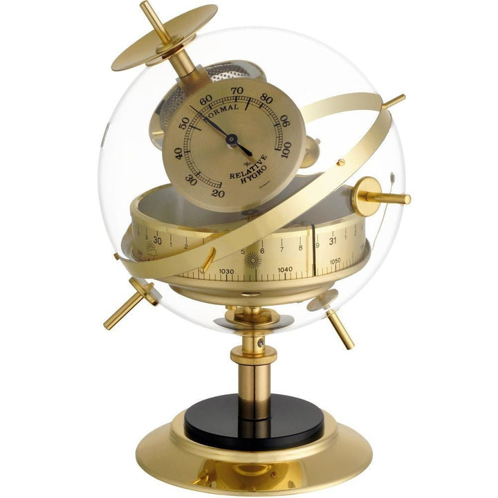 Brass Sputnik Barometer 20cm - Thermometer Specialist