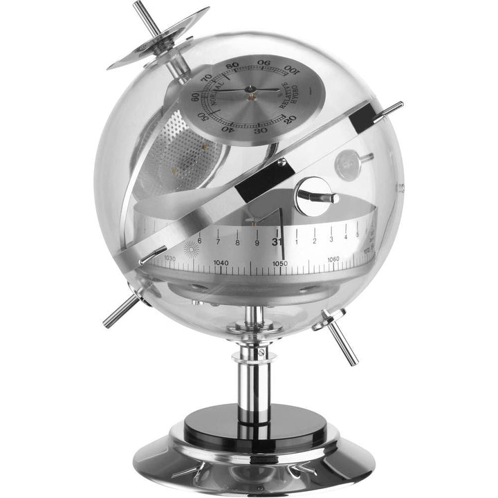 Chrome Sputnik Barometer 20cm - Thermometer Specialist