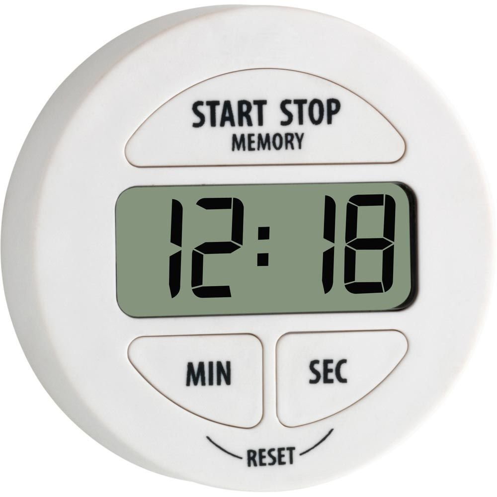 Digital Countdown Timer/Stopwatch Complete with Magnet 5.5cm - Thermometer Specialist