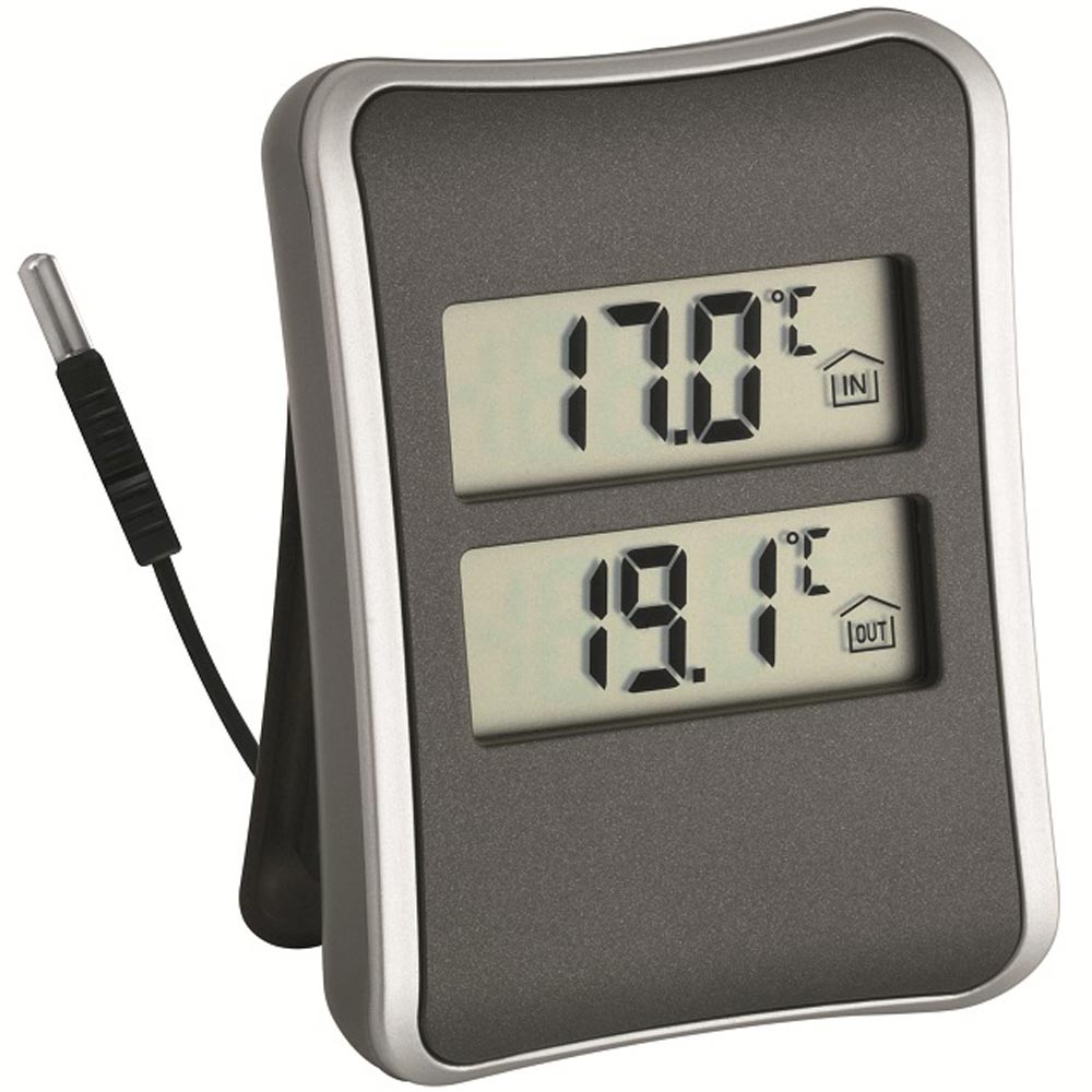 Digital Indoor/Outdoor Thermometer With Cabled Probe - Thermometer Specialist