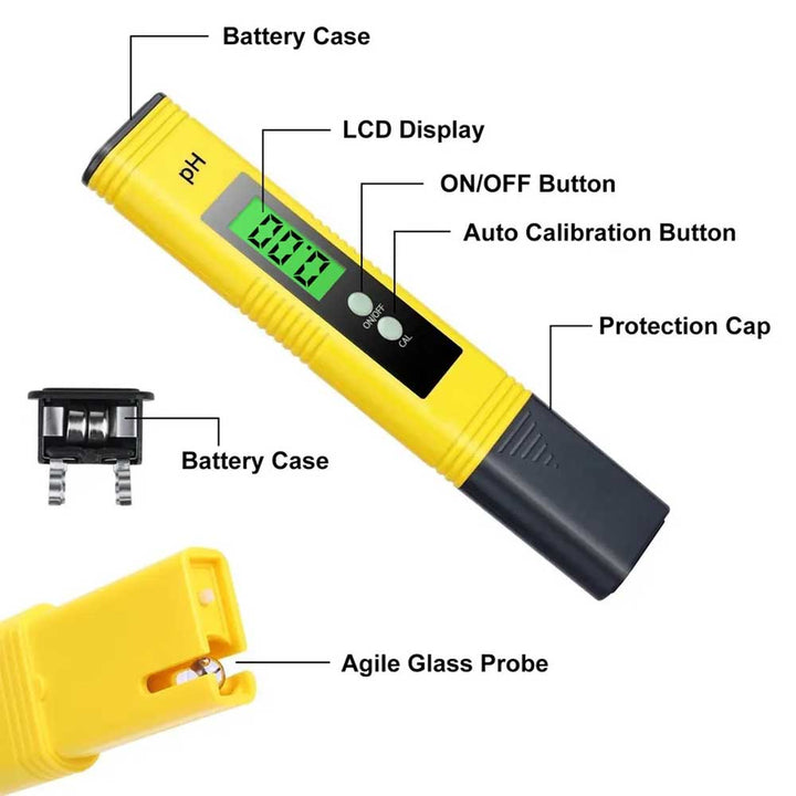 Digital PH Meter with ATC: Water Quality Tester - Thermometer Specialist