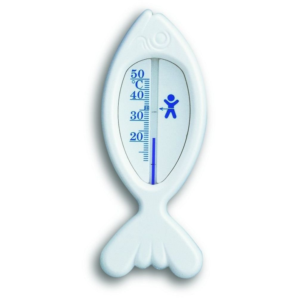 Fish Bath Thermometer White - Thermometer Specialist