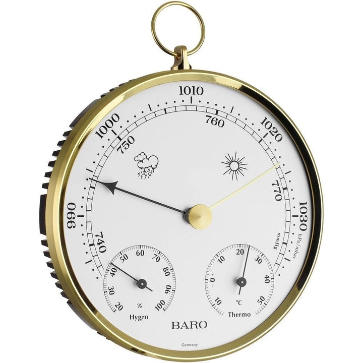 Gold Barometer 13.5cm - Thermometer Specialist