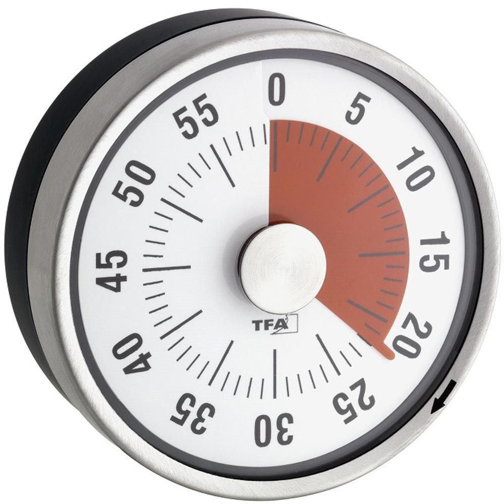 Grey 60 Minute Kitchen Timer - Thermometer Specialist