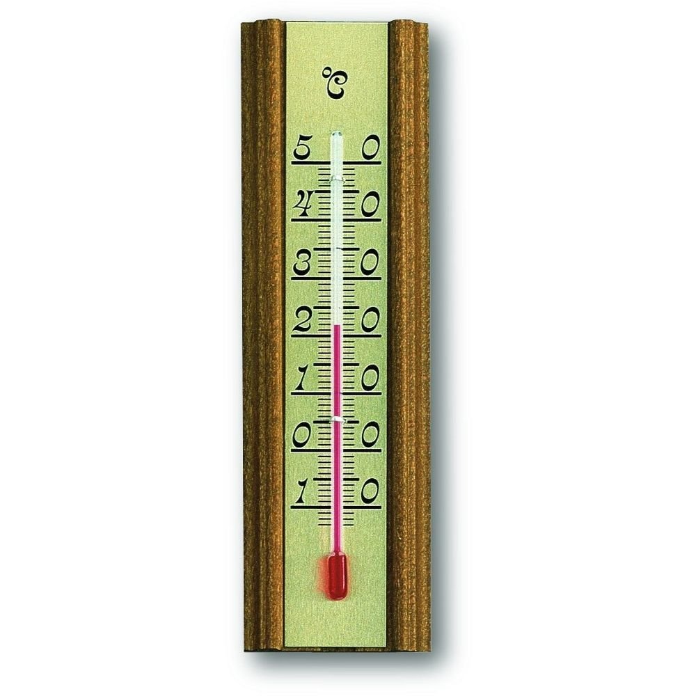 Indoor Oak Thermometer 13.8cm - Thermometer Specialist