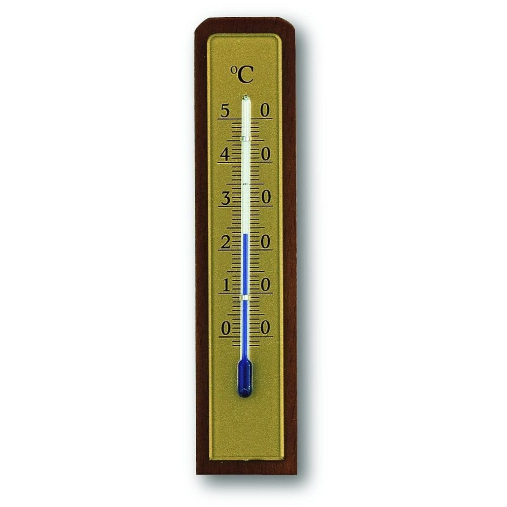 Indoor Walnut Thermometer 13.3cm - Thermometer Specialist