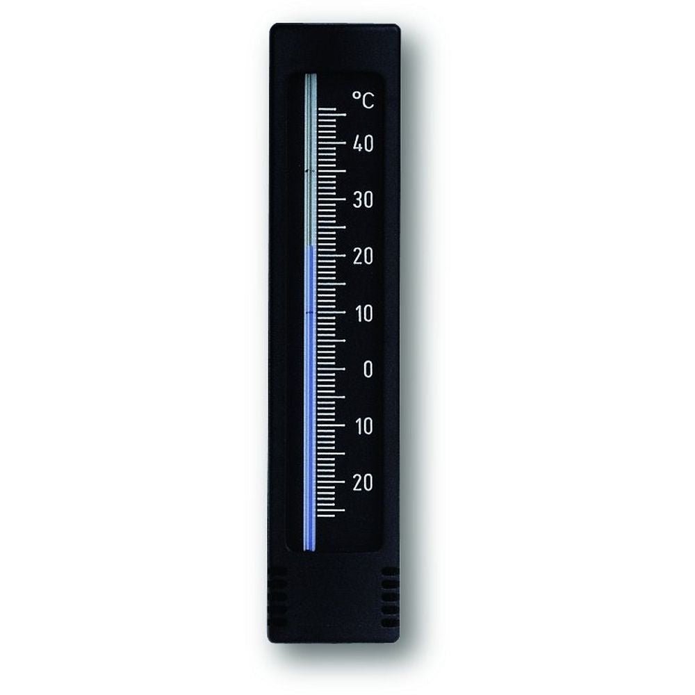 Indoor/Outdoor Silver Stamp Thermometer 14.5cm - Thermometer Specialist