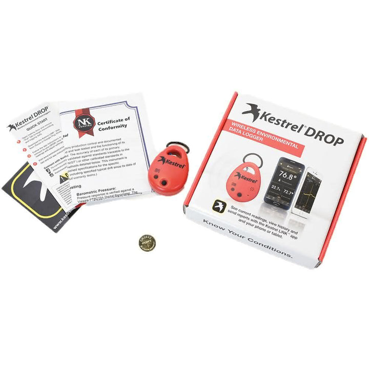 Kestrel DROP D1P Wireless Temperature Monitor and Data Logger with Submersible Probe - Thermometer Specialist