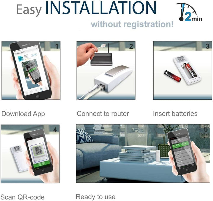 Mobile Alerts MA10001 Remote Temperature Monitoring System - Monitor via Mobile App - Thermometer Specialist