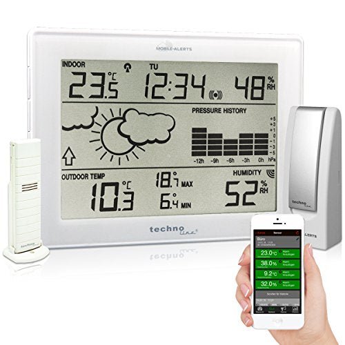 Mobile-Alerts MA10006 Internet-Enabled Weather Forecast Station Starter Pack - Thermometer Specialist