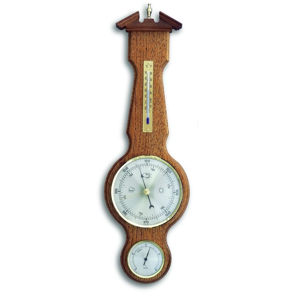 Oak Banjo Barometer 50cm - Thermometer Specialist
