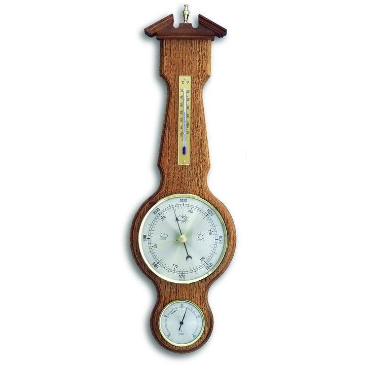 Oak Banjo Barometer 50cm - Thermometer Specialist