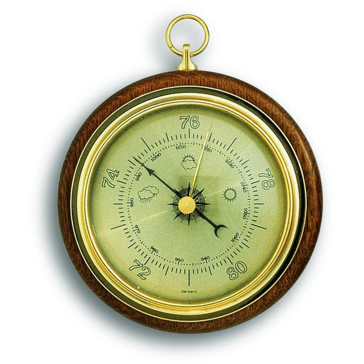Oak Barometer 13.3cm - Thermometer Specialist
