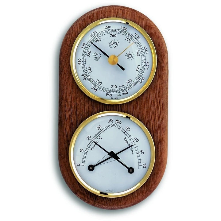 Oak Barometer 17cm - Thermometer Specialist