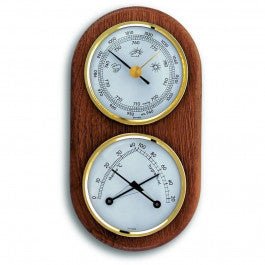 Oak Barometer 17cm - Thermometer Specialist