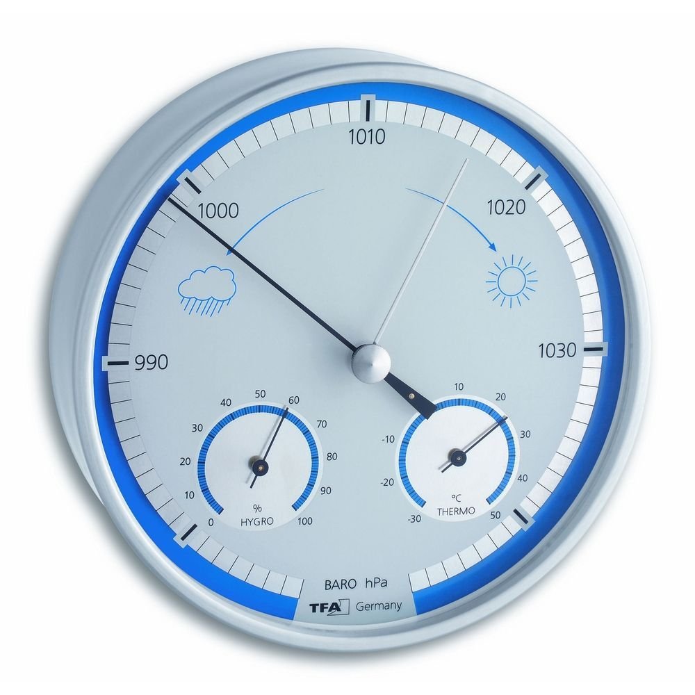 Outdoor Metal Barometer 16cm - Thermometer Specialist