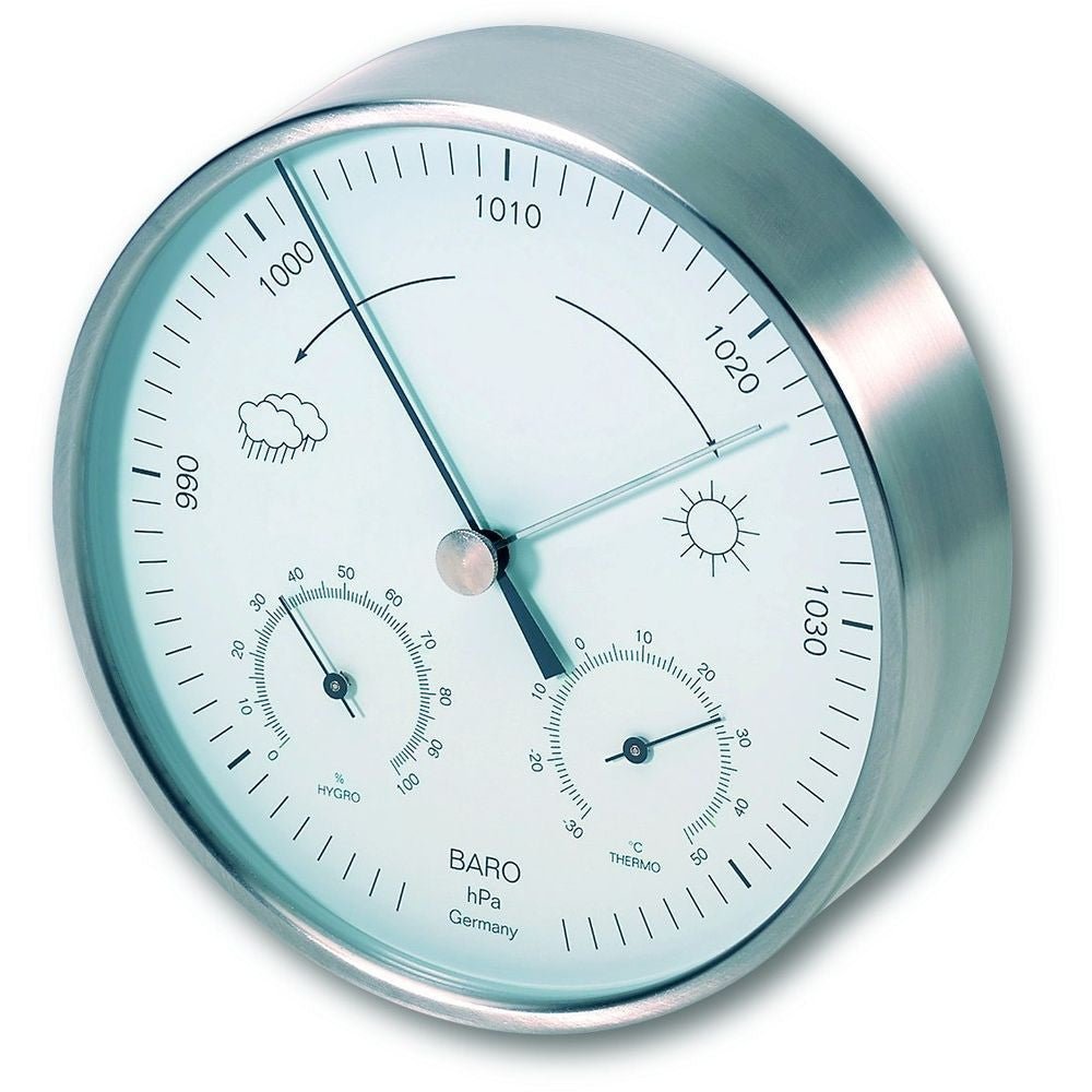 Outdoor Steel Barometer 16cm - Thermometer Specialist