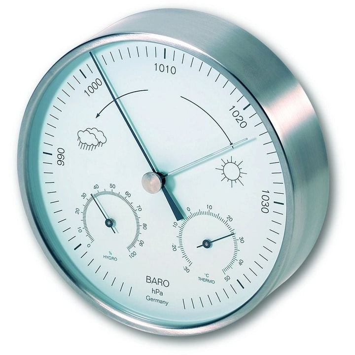 Outdoor Steel Barometer 16cm - Thermometer Specialist
