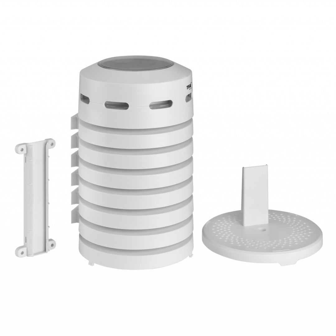 Temperature &amp; Humidity Sensor Protective Cover With Solar-Powered Fan WS-02 - Thermometer Specialist