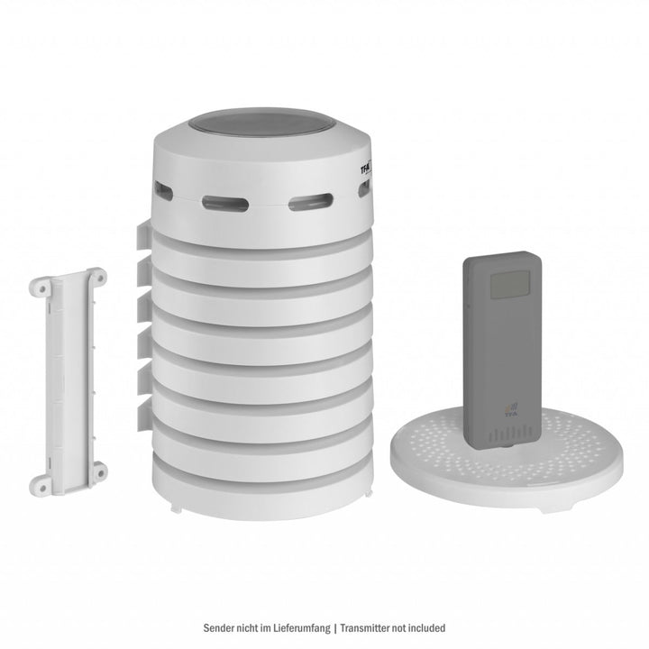 Temperature &amp; Humidity Sensor Protective Cover With Solar-Powered Fan WS-02 - Thermometer Specialist