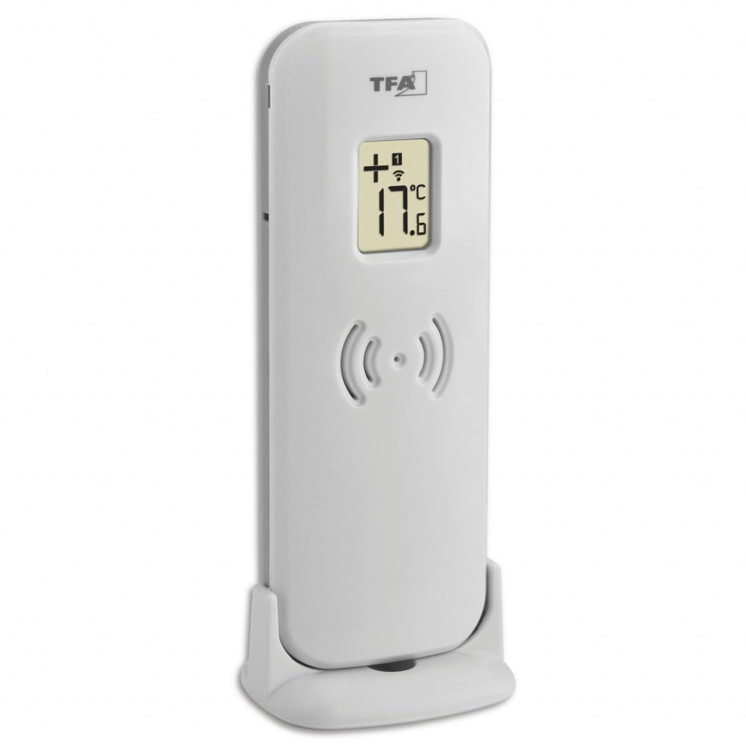 TFA DOUBLE-CHECK Wireless Thermometer with Two Transmitters (incl. waterproof cabled sensor) 30.3073 - Thermometer Specialist