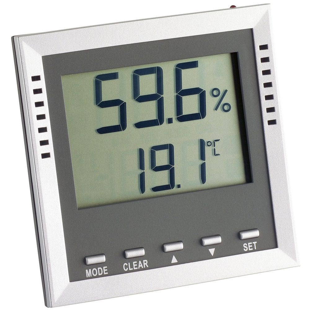 TFA Klima-Guard Digital Thermo-Hygrometer - with High/Low Temperature Alerts 30.5010 - Thermometer Specialist