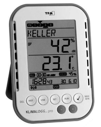 TFA KlimaLogg Pro Thermo-Hygrometer with Data Logger - Thermometer Specialist
