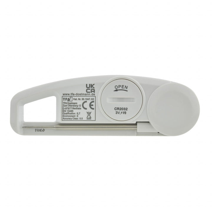 TFA Superfast Waterproof Probe Thermometer White - Thermometer Specialist