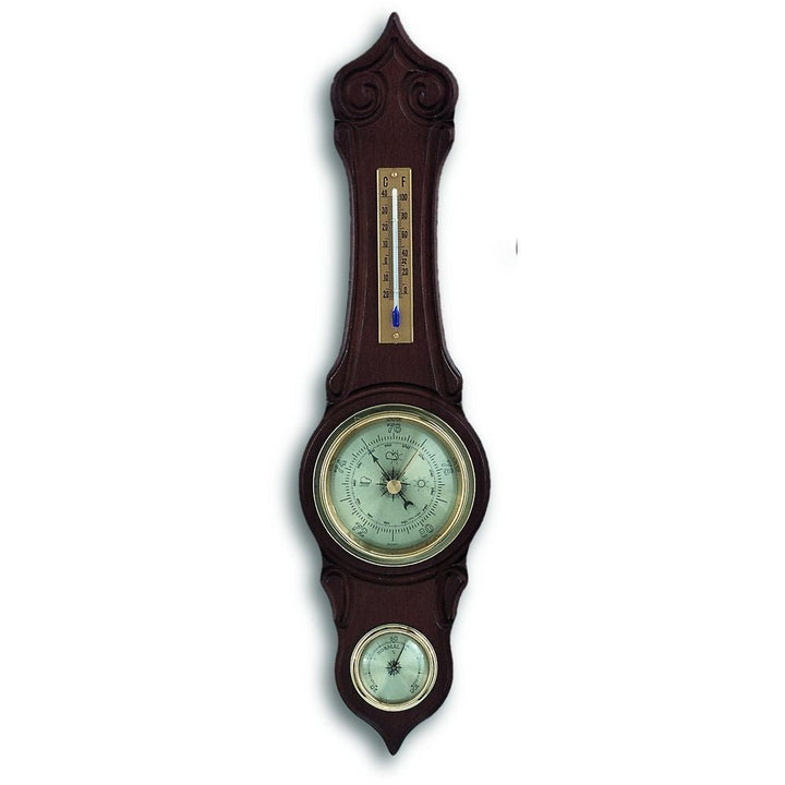 Walnut Banjo Barometer 42cm - Thermometer Specialist