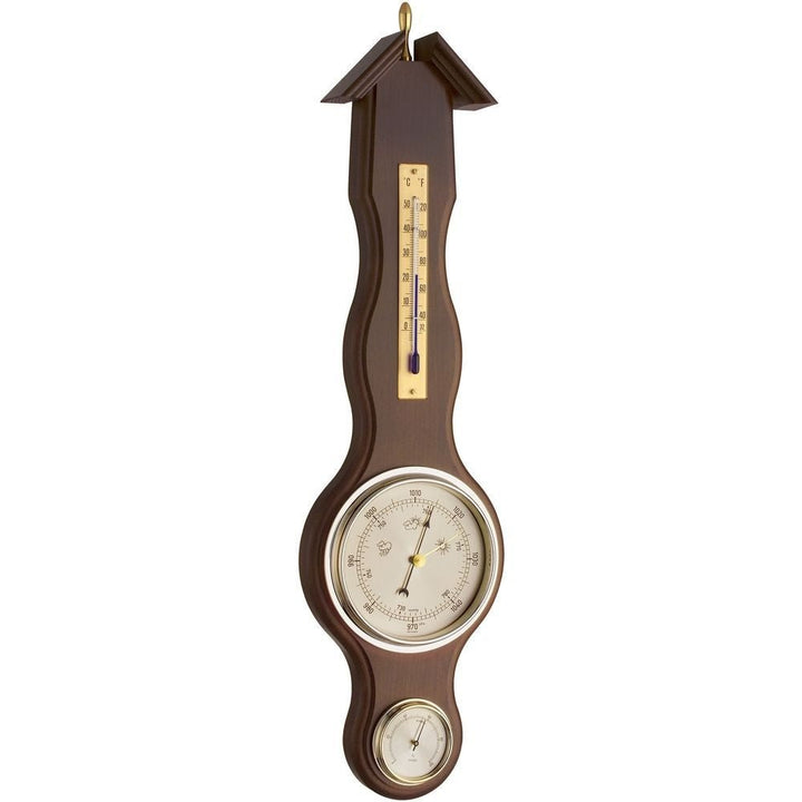 Walnut Banjo Barometer 46cm - Thermometer Specialist