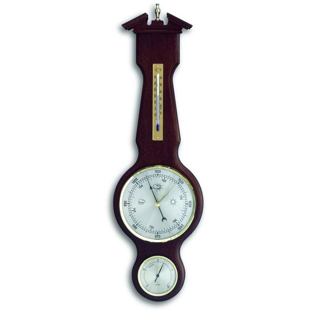 Walnut Banjo Barometer 50cm - Thermometer Specialist