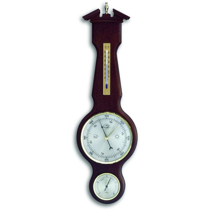 Walnut Banjo Barometer 50cm - Thermometer Specialist