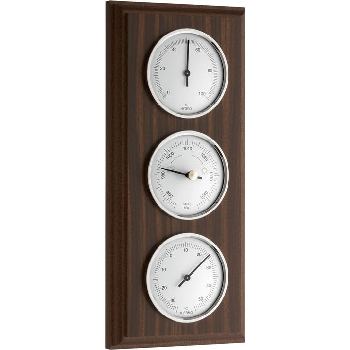 Walnut Barometer 27cm - Thermometer Specialist