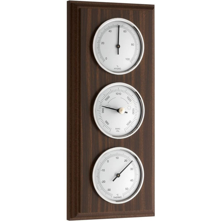 Walnut Barometer 27cm - Thermometer Specialist